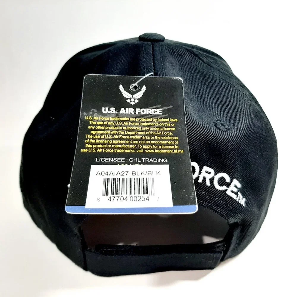 U.S. Air Force Baseball Cap Hat 3-D Puff Embroider